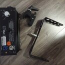 Černý LED panel s nápisem EXPOLITE FLS 3 CT. Na zadní straně jsou viditelné nápisy MODEL: Fan Light System 3 CT, VOLTAGE: AC100-240V 50/60Hz a další…