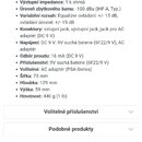Snímek zachycuje screenshot z webové stránky r4music.cz se specifikacemi hudebního efektu. V textu je uveden produkt Boss GEB-7 Bass Equalizer v sekc…