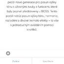 Snímek obsahuje screenshot z webové stránky boss.info s popisem produktu BOSS PS-5 Super Shifter. V dolní části je vidět detail ovládacího panelu efe…