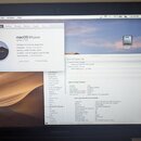 Fotografie zachycuje obrazovku notebooku s otevřeným oknem System Information. V sekci Overview je uveden MacBook Pro (13-inch, Early 2015) s operačn…