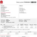 Fotografie zobrazuje fakturu s číslem FV25202840 od dodavatele AUDIO PARTNER s.r.o. pro odběratele David Louda. V tabulce položek jsou uvedeny dvě po…