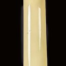 Zadní strana krku a hlavy kytary v krémové barvě. Na hlavě jsou instalovány tři páry stříbrných ladíček. Povrch je hladký a glossy, bez viditelných n…