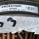 Detail zadní strany reproduktoru se štítkem značky CELESTION. Na štítku je uveden model T3903A, specifikace VINTAGE 30 8 Ω 50 01KV, kód GB563938C a n…