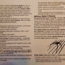 Fotografie zachycuje stránku z uživatelské příručky k přístroji řady Line 6 Spider V. Text je psán v češtině a rozdělen do několika sekcí, včetně pře…