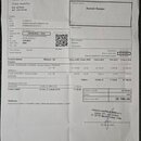 Fotografie zobrazuje fakturu s číslem FV24010021 od společnosti HUDEBNÍ NÁSTROJE BRNO s.r.o. v dokumentu jsou uvedeny položky MANUEL RODRIGUEZ C2 NOG…