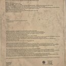 Fotografie zachycuje papírový záruční list s nápisem Ales Vychodil Bassguitars. Dokument obsahuje technickou specifikaci nástroje, včetně označení mo…