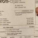 Fotografie detailu faktury od společnosti Profi-DJ s. r. o. V seznamu zboží je uveden produkt Numark Mixstream PRO GO pod kódem CNUM108. Dokument obs…