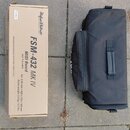 Kartonová krabice s nápisy „Hegel & Vithour TECHNOLOGY OF TONE“, „FSM-432 MK IV MIDI Board incl. 9 m cable“. Na boku krabice je text „Designed and en…