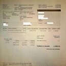 Fotografie zobrazuje fakturu od společnosti MUZIKER. V seznamu produktů je uveden jeden kus položky s kódem 287263 a názvem 6182 MVP Volume pedal. Ce…