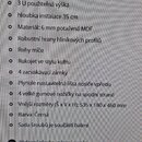 Snímek zachicuje screenshot z webové stránky s popisem produktu. Jedná se o černý 19" dvoudveřový regál s parametry jako je 3 U použitelná výška a ma…