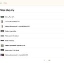 Snímek zachicuje screenshot uživatelského účtu na webové stránce Universal Audio v sekci Moje plug-iny. V seznamu jsou uvedeny softwarové plug-iny: G…