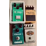 Pedals. Ibanez OD808, Maxon 808, Boss os-2, Marshall rf-1, 