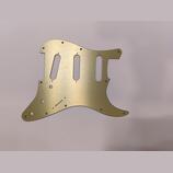 Pickguard Stratocaster brúseny hliník zlatý 
