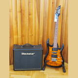 Kytarový set Ibanez GRX 70 QA - SB + kombo Blackstar HT-5