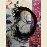 Kabely pro jackovou patchbay: XLR f/m - 6,3mm jack kabely...