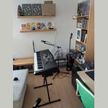 Klávesy s dynamikou úhozu Fox K280 + pedál + stojan