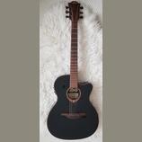 LAG Tramontane T100ASCE-BLK Auditorium slim Cutaway