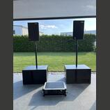 NEXO PS10 + 2× LS500 + PS10AMP + rack + kabeláž + obaly...