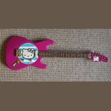 Plně funkční elektrická kytara HELLO KITTY