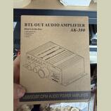 Nový audio zesilovač AK-380