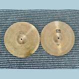  Paiste 2002 hi hat 14" black label. Rok 1974.