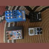 ParaEQ Deluxe Mk II, Eventide Blackhole, Kangra Fuzz, ms50g