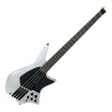 HILS Guitars HZB4 NEXT Satin Silver Headless basgitara