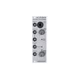 Bílý modul s nápisy A-119 Ext.In. a Ext.Input / Env.Follower. Obsahuje vstupy Asym.In a Symm.In, výstupy Audio Out, Envelope Out a Gate Out, dva otoč…