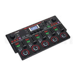 Černá loop station značky BOSS s nápisem RC-505mkII LOOP STATION. Zařízení má pět ovládacích sekcí s posuvníky, tlačítky FX a TRACK a velkými kulatým…