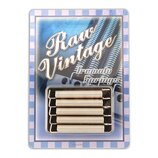 Balení pěti kovových pružin do tremola v plastovém blistru. Na obalu je nápis Raw Vintage Tremolo Springs. Pružiny jsou stříbrné a v dobrém stavu.