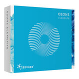 Modrá krabice s bílými nápisy a grafickým prvkem ve tvaru stylizovaného kruhu z linií. V pravém horním rohu je text OZONE ELEMENTS a v levém dolním r…