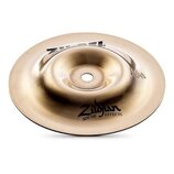 Zlatavý kovový činel s výrazně vyvýšeným středem (kopulkou). Na povrchu jsou černá loga a nápisy Zildjian a SOUND EFFECTS. Povrch je hladký a v dobré…
