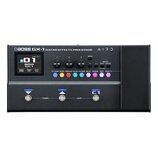 Černý kytarový procesor s nápisem BOSS GX-1 GUITAR EFFECTS PROCESSOR a logem AIRD. Zařízení má displej, tři otočné ovladače, několik tlačítek s barev…