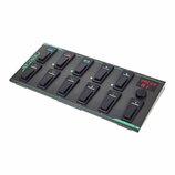 Černý MIDI kontrolér s nápisem Nektar na levém okraji. Zařízení obsahuje 12 černých tlačítek s bílými popisky (Preset, Track, Mute, Rec Arm, Click, P…