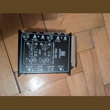 Černá pasivní DI box s nápisem STEREO PASSIVE DIRECT BOX a označením modelu PDI-20 pod logem PRONOMIC. Zařízení má na horní straně přepínače PAD a PA…