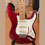 Fokus-H Stratocaster Candy Apple Red – Gilmour mod, serizeno