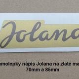 Samolepící nápis Jolana