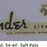 Vodov&yacute; obtisk (Decal) Fender Stratocaster Relic