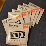 7x nov&eacute; struny Henrys Strings 10/47