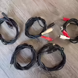 Různ&eacute; kabely cinch Jack, cinch cinch, Jack prodlužovačka