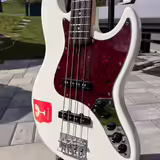 Sire Marcus Miller V3-4 Antique White baskytara + pickguard
