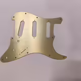 Pickguard Stratocaster br&uacute;seny hlin&iacute;k zlat&yacute; 