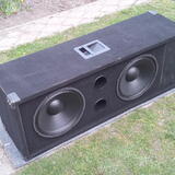 Basový box 2 x 15" repro, dohromady 4ohm 600W RMS 97dB