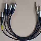 propojovac&iacute; kabely  XLR - Jack stereo 0,5 metru