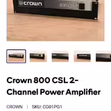 Crown 800 csl2