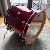 DW Design Series 22 Cherry Stain + obaly