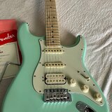 Fender American Performer Strat HSS USA – Satin Surf Green