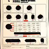 KORG mikro preset.
