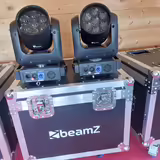 BeamZ Cobra 720 otočn&aacute; hlava wash se zoom 4ks vč. case