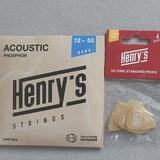 struny HENRY´S Phosphor .012 + DÁREK